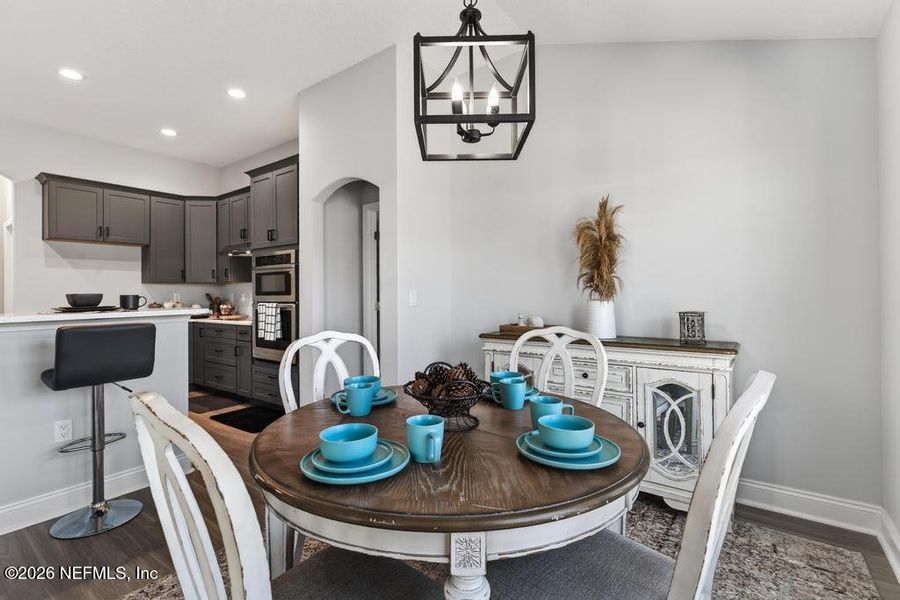 Furnished interior view inside a new home in , Callahan (Image 53).