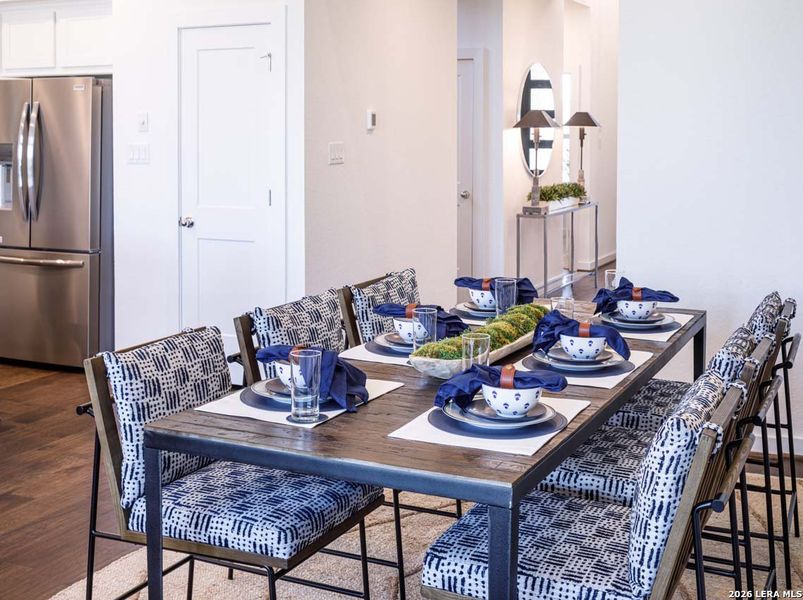 Furnished interior view inside a new home in Venado Crossing, Cibolo (Image 24).