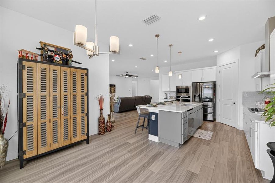Furnished interior view inside a new home in Robin's Cove at Epperson, Wesley Chapel (Image 17).