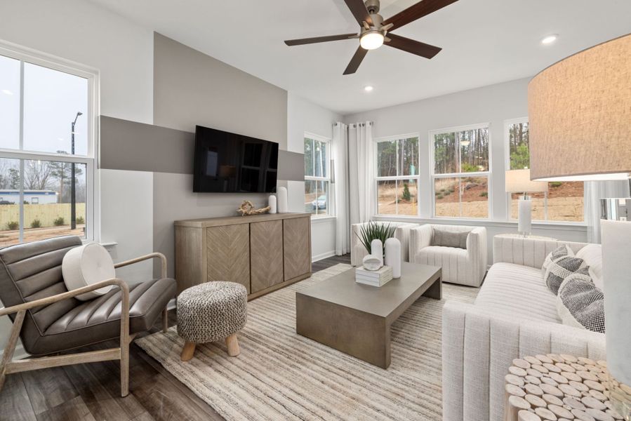 Furnished interior view inside a new home in Solana, Durham (Image 13).