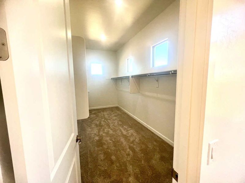 Primary walk in closet