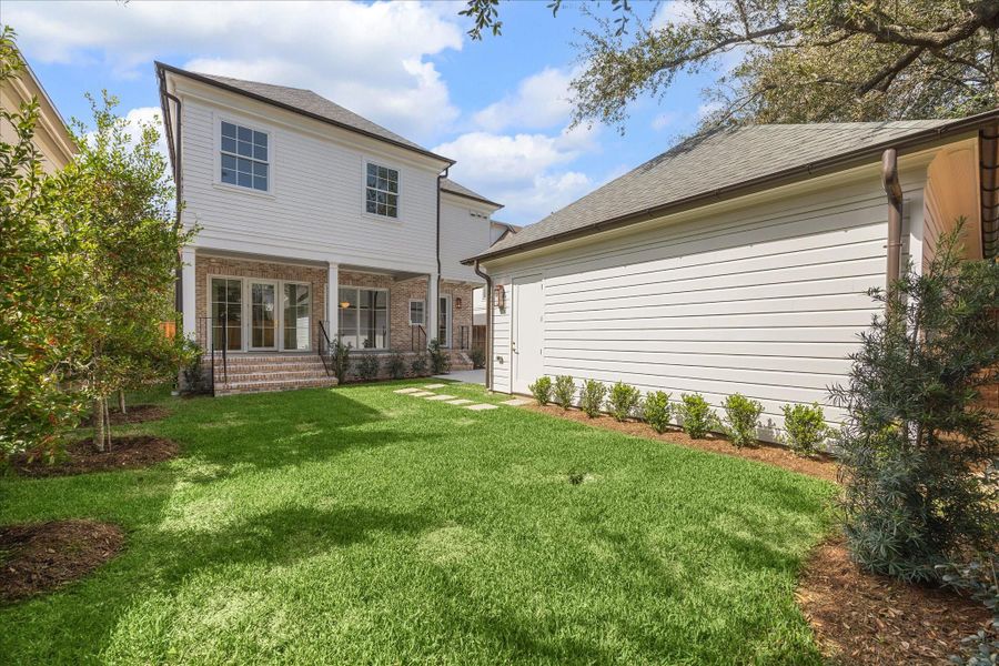 backyard with room for a pool. backyard with room for a pool.