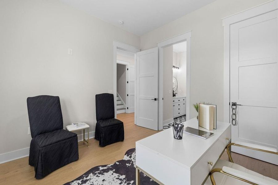 Furnished interior view inside a new home in , Marietta (Image 9).