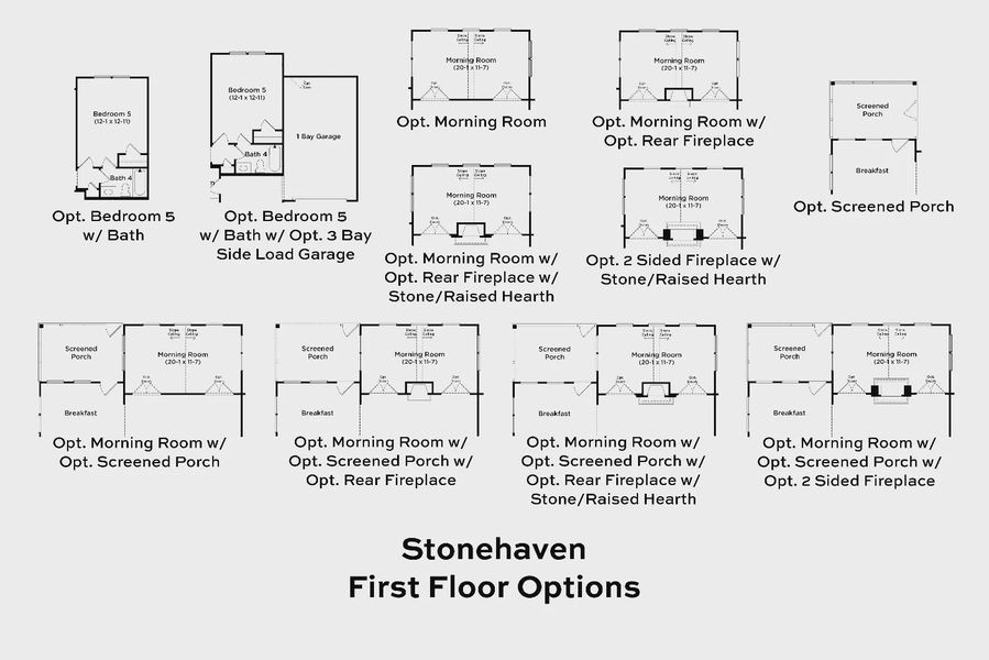 2D floor plan layout for the Stonehaven by DRB Homes in Reserve at Crowthorne, Zebulon, NC (Image 25). 2D floor plan layout for the Stonehaven by DRB Homes in Reserve at Crowthorne, Zebulon, NC (Image 25).