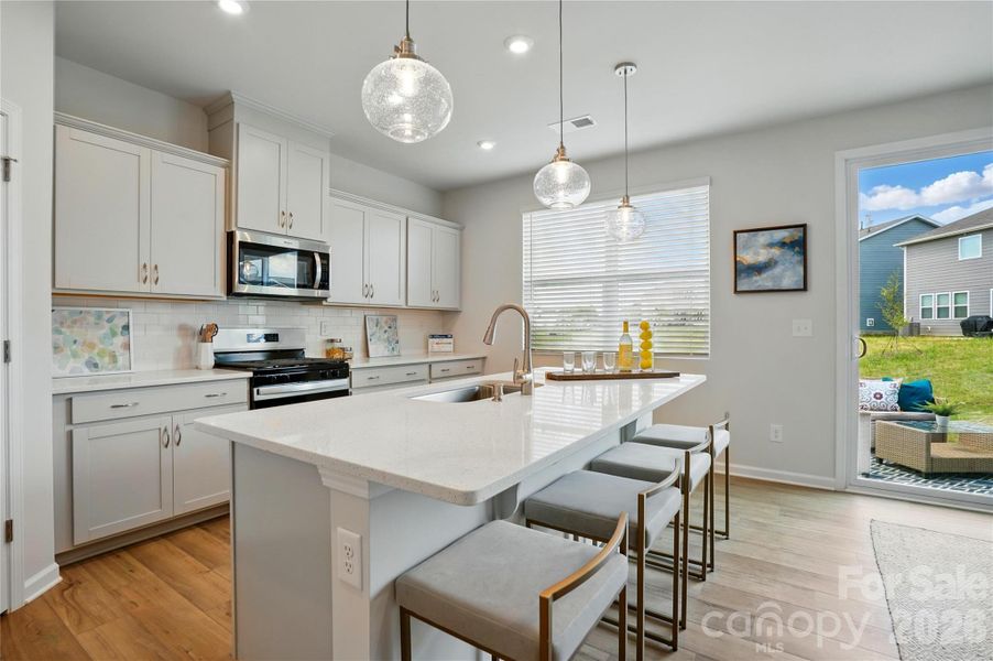 Photos from another completed Shenandoah for representation only. Exterior elevation/colors and interior finishes may vary.