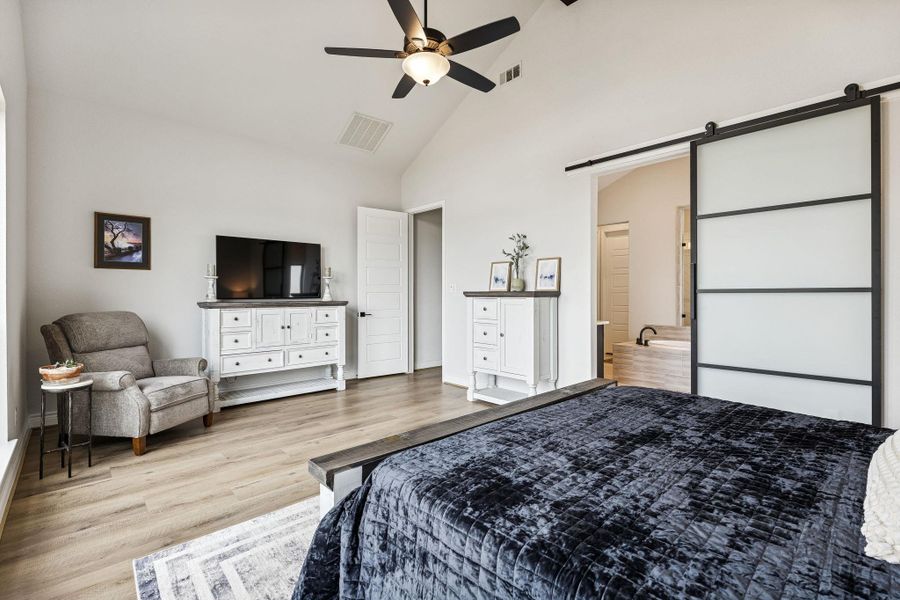 Primary bedroom with ensuite