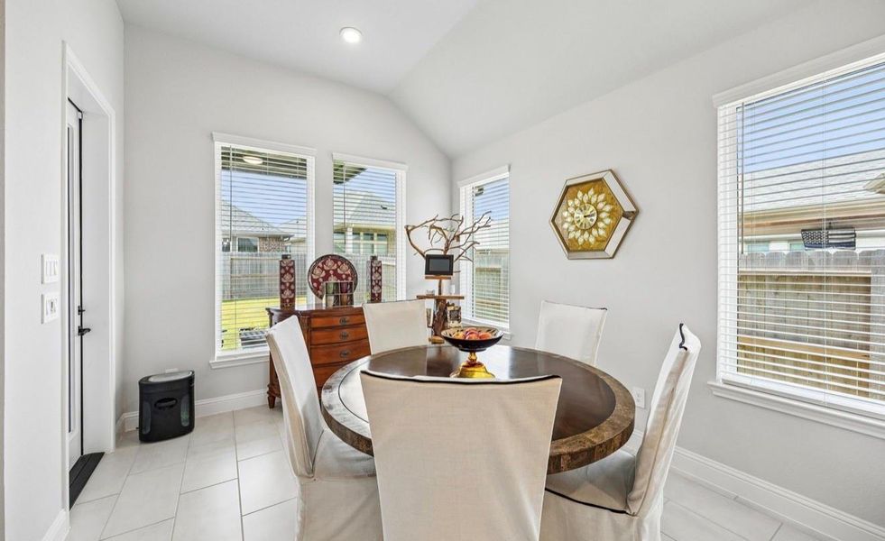 Furnished interior view inside a new home in Mavera, Conroe (Image 12).