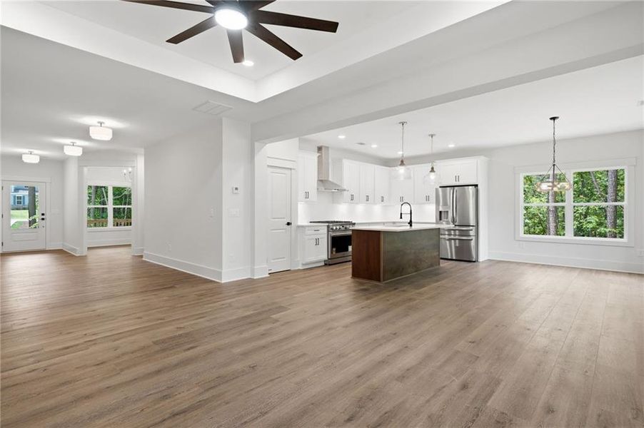 Spacious, unfurnished interior of a new home in Autumn Brook, Canton (Image 20). Spacious, unfurnished interior of a new home in Autumn Brook, Canton (Image 20).