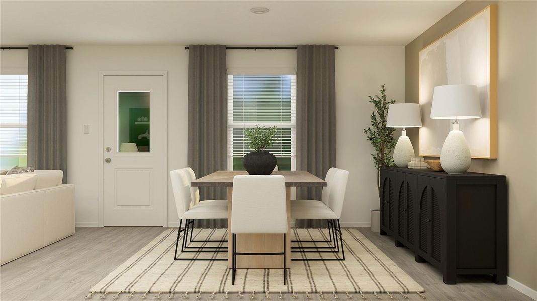 Furnished interior view inside a new home in Clayton Ranch, Copperas Cove (Image 27).