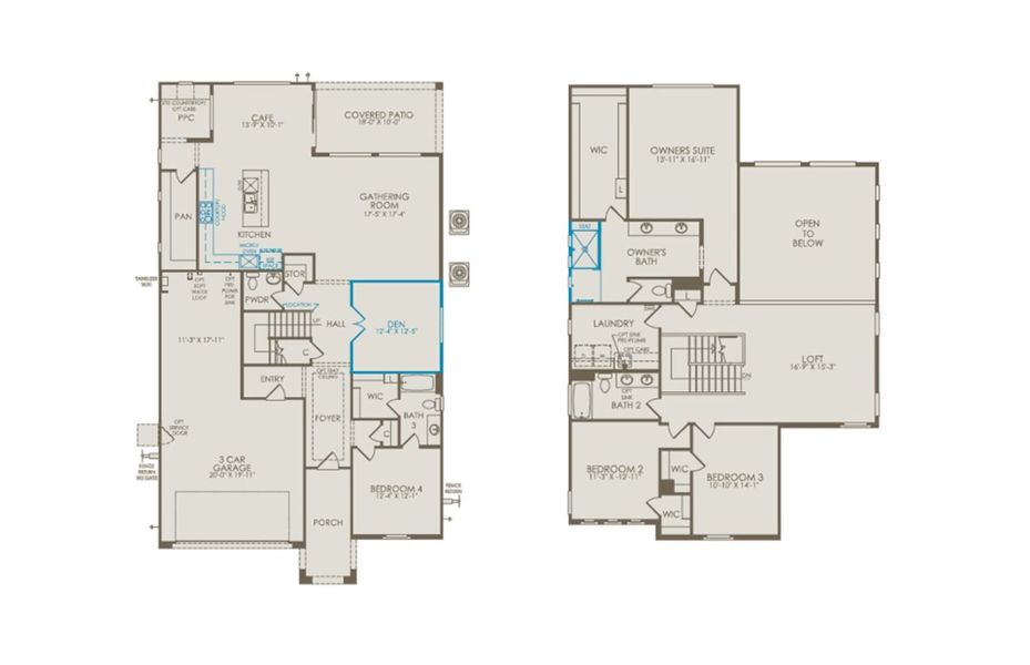 2D floor plan layout of this home in Jorde Farms, Queen Creek, AZ (Image 4). 2D floor plan layout of this home in Jorde Farms, Queen Creek, AZ (Image 4).