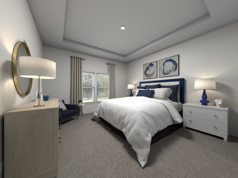 Furnished interior view inside a new home in Greystone - Legacy Series, Smyrna (Image 6).