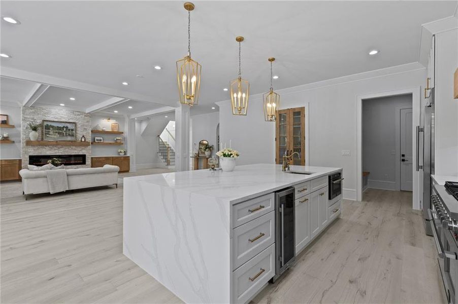 Furnished interior view inside a new home in , Dacula (Image 11).