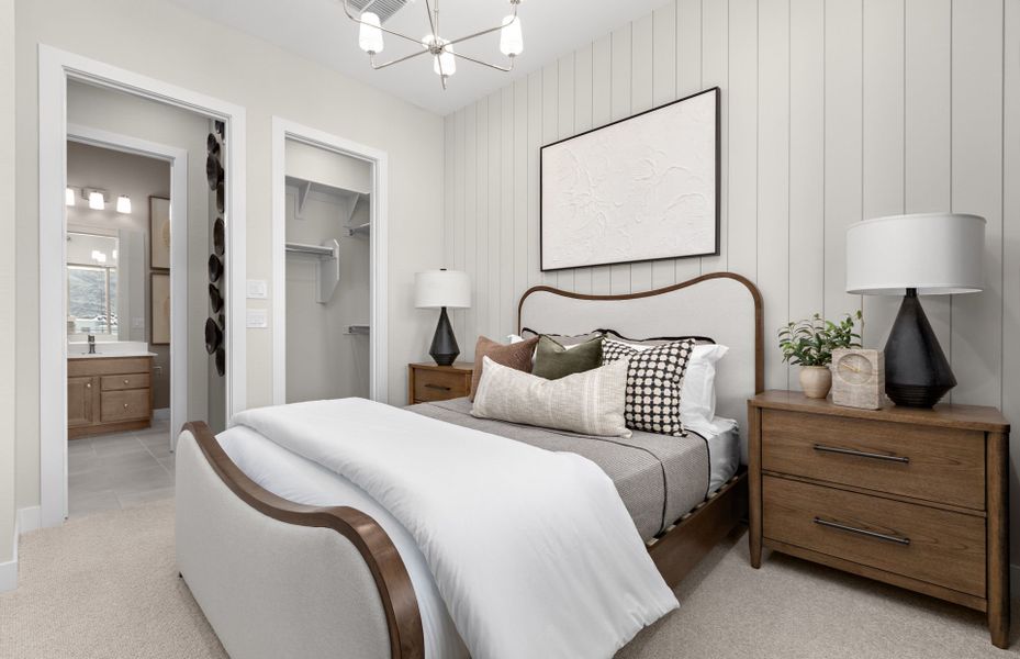Representative furnished interior of a home built from the Haskell by Pulte Homes in Regent Hills - Meadow Series, Buckeye (Image 9).