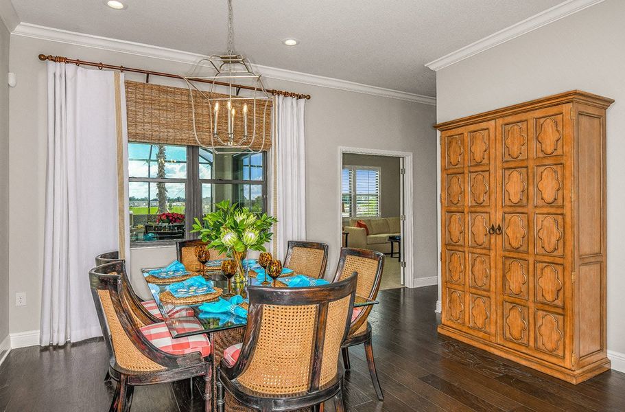 Representative furnished interior of a home built from the Captiva by Neal Communities in Canoe Creek, Parrish (Image 9). Representative furnished interior of a home built from the Captiva by Neal Communities in Canoe Creek, Parrish (Image 9).