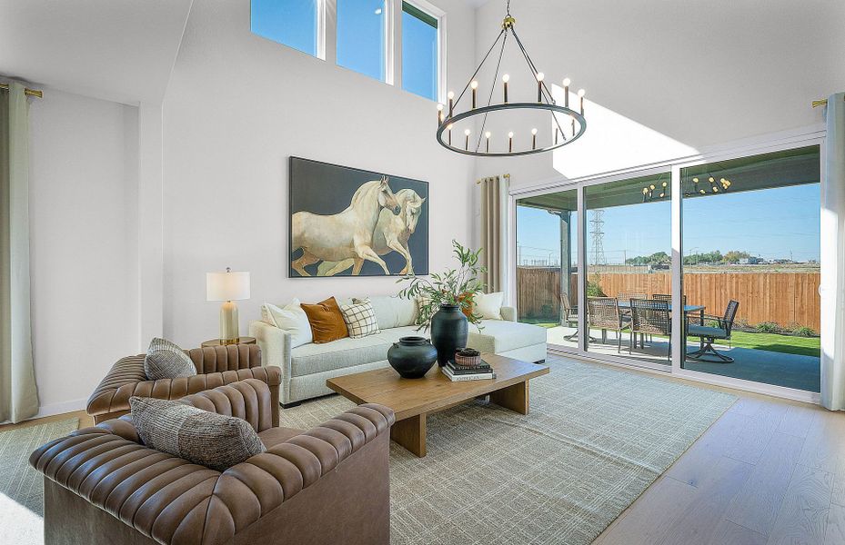 Representative furnished interior of a home built from the Sanford by Pulte Homes in Kuempel Farms, Pflugerville (Image 67).