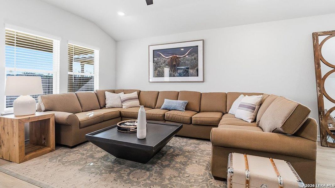Furnished interior view inside a new home in The Birch at Spencer Ranch, Boerne (Image 8).