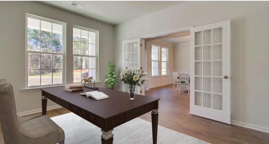 Furnished interior view inside a new home in , Summerville (Image 6). Furnished interior view inside a new home in , Summerville (Image 6).
