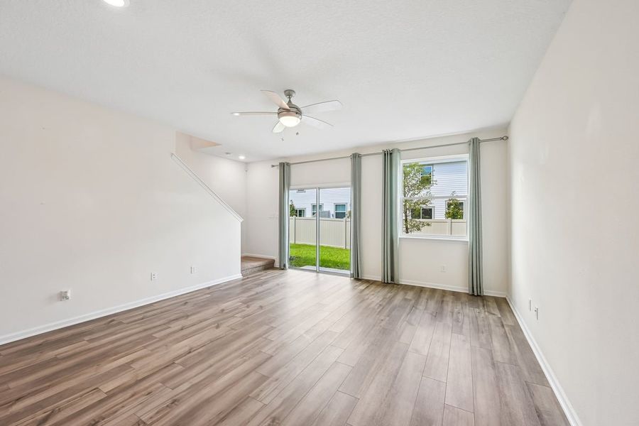 Spacious, unfurnished interior of a new home in Orchard Park Townhomes, St. Augustine (Image 13).
