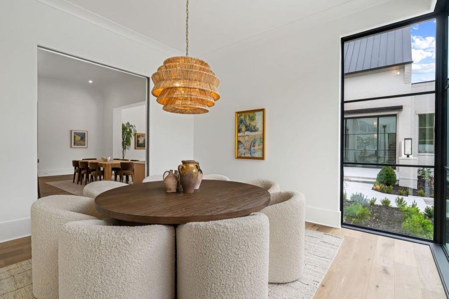 Furnished interior view inside a new home in , Atlanta (Image 61).
