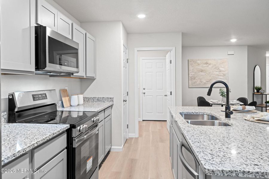 Furnished interior view inside a new home in , Jacksonville (Image 11).
