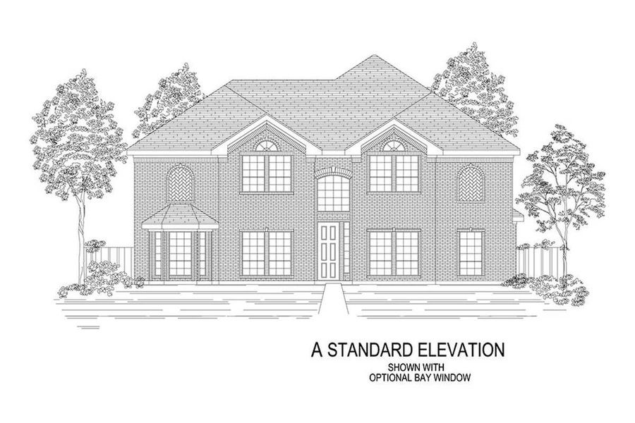 Representative rendering of the exterior for the Brentmoore FS by First Texas Homes (Image 3).