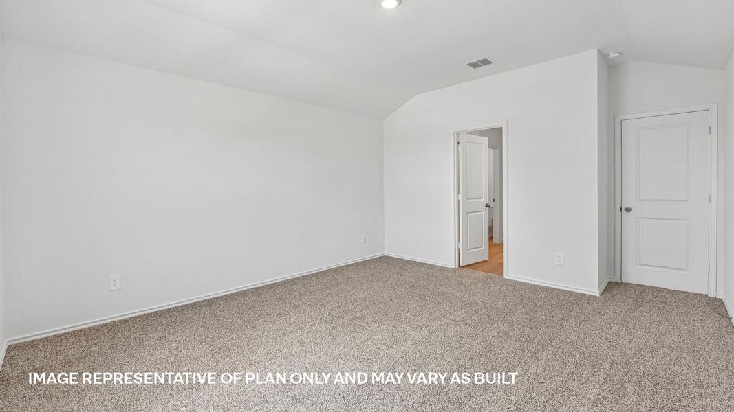 Representative unfurnished interior of a home built from the The Livingston by D.R. Horton in Valverde, Bastrop (Image 24).