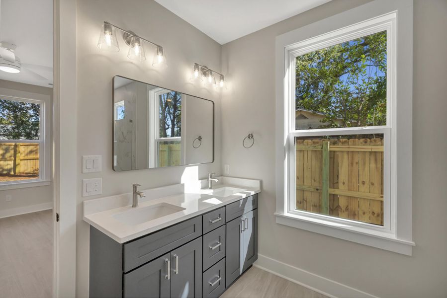 Furnished interior view inside a new home in , Charleston (Image 14).