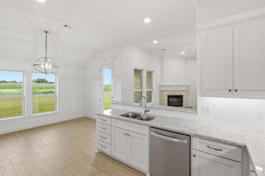 Furnished interior view inside a new home in , Tolar (Image 10).