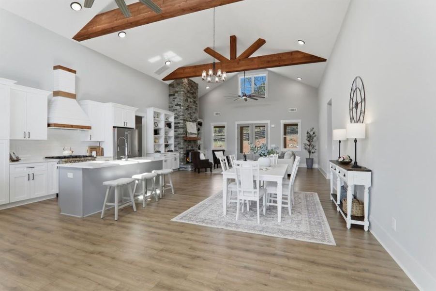 Furnished interior view inside a new home in , Senoia (Image 65).