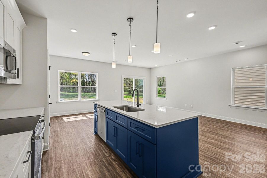 Furnished interior view inside a new home in , Mooresville (Image 7).