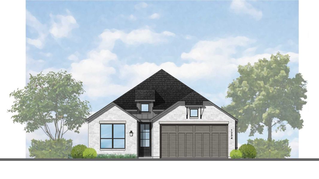 Representative rendering of the exterior for the Rover Plan by Highland Homes (Image 24).
