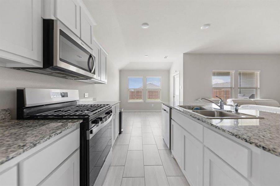 Furnished interior view inside a new home in Rosewood at Beltmill, Fort Worth (Image 7).