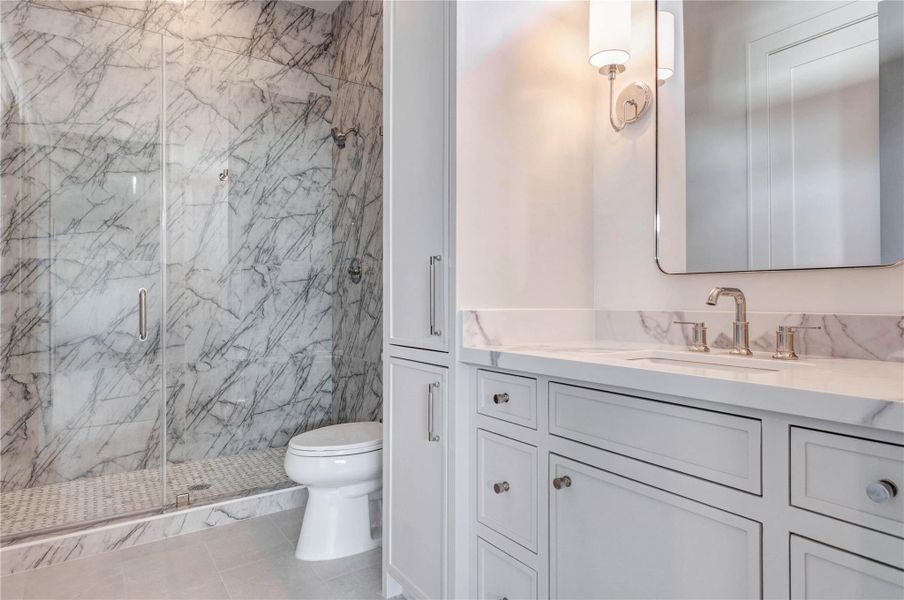 Furnished interior view inside a new home in , Houston (Image 26).