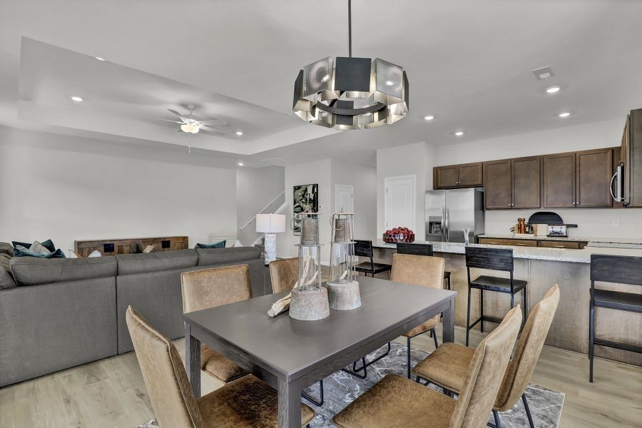 Furnished interior view inside a new home in Citadel Point at Southbridge, Sneads Ferry (Image 18).