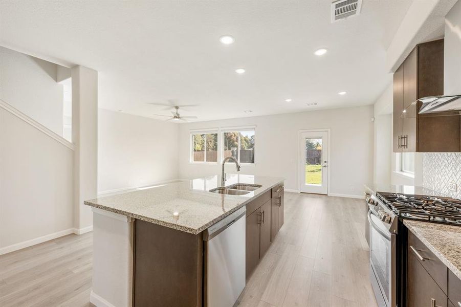 Furnished interior view inside a new home in Rolling Meadows, Lancaster (Image 9). Furnished interior view inside a new home in Rolling Meadows, Lancaster (Image 9).