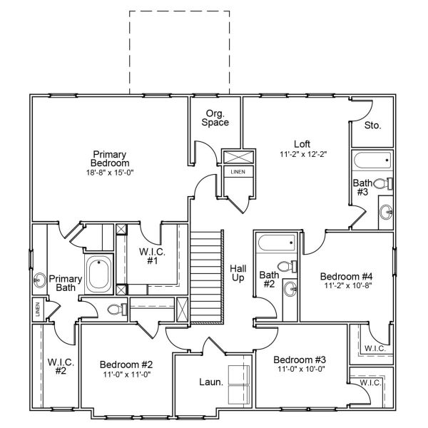 2D floor plan layout for the Roland II - Vanguard Collection by Mungo Homes in Sweetbrier, Durham, NC (Image 4). 2D floor plan layout for the Roland II - Vanguard Collection by Mungo Homes in Sweetbrier, Durham, NC (Image 4).