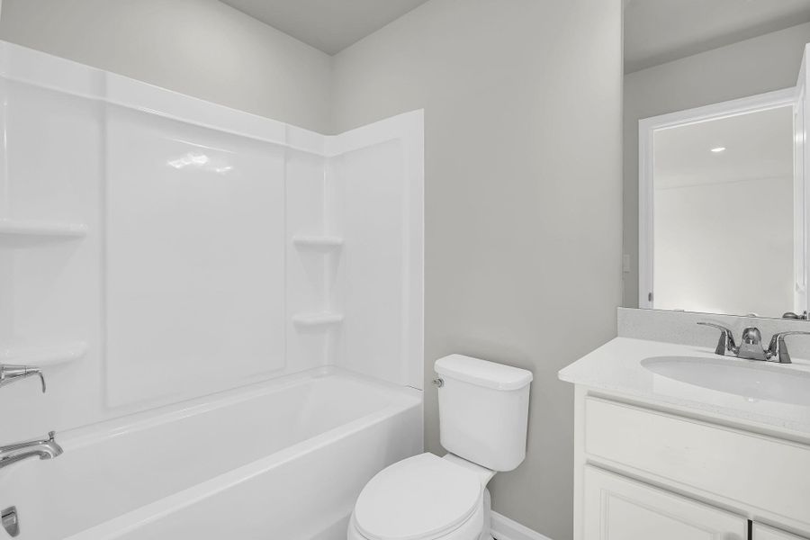 Furnished interior view inside a new home in Lakeview Commons, Goose Creek (Image 8).