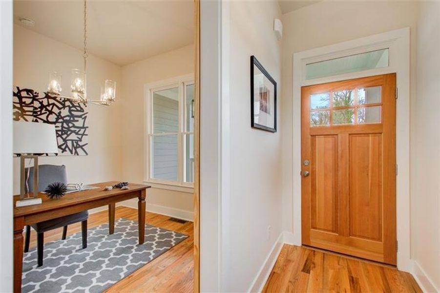 Furnished interior view inside a new home in , Atlanta (Image 11).