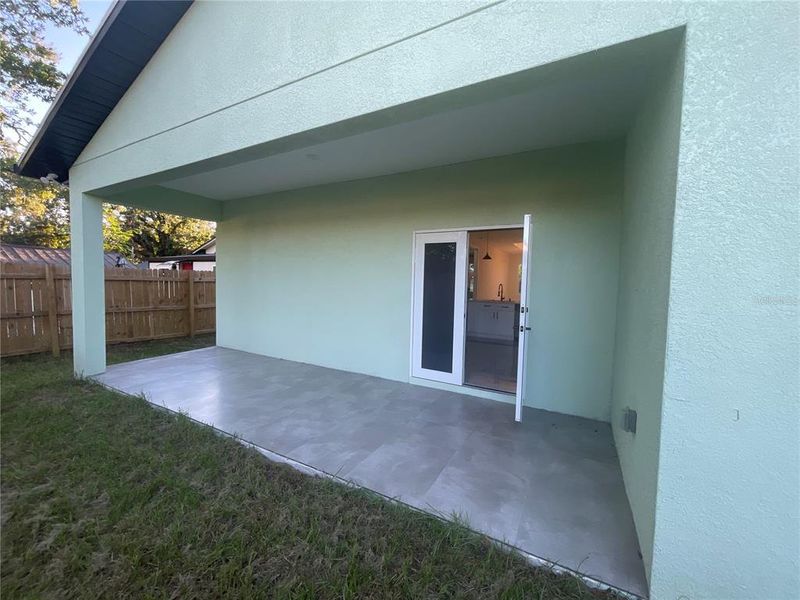 Exterior details and patio area of a home in , Tampa (Image 26). Exterior details and patio area of a home in , Tampa (Image 26).