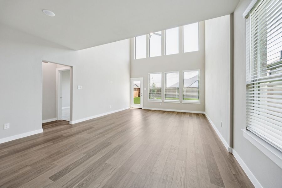 Open First Floor in the Mesquite home plan by Trophy Signature Homes – REPRESENTATIVE PHOTO