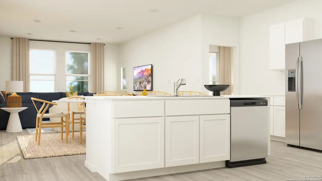 Furnished interior view inside a new home in Randolph Crossing, Converse (Image 8).