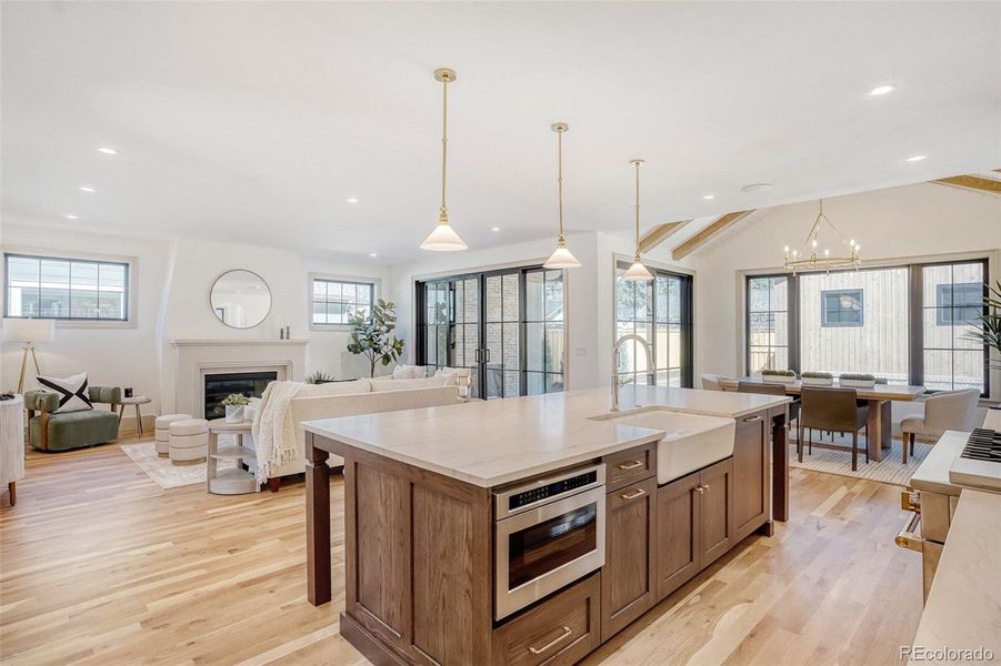 Furnished interior view inside a new home in , Denver (Image 29).