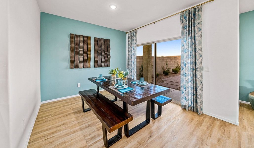 Furnished interior view inside a new home in Blackhawk, Tucson (Image 9). Furnished interior view inside a new home in Blackhawk, Tucson (Image 9).