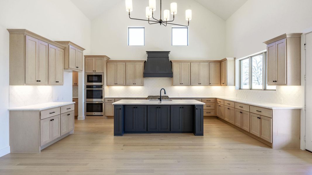 Furnished interior view inside a new home in Santa Rita Ranch - Eldorado, Liberty Hill (Image 8).