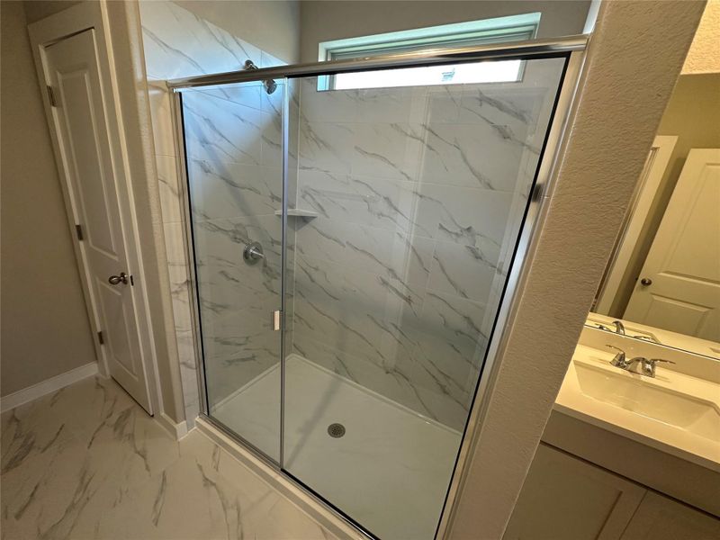 Walk-in Shower in Primary Bath