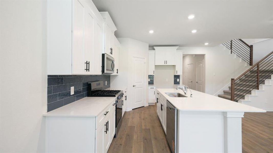 Furnished interior view inside a new home in The Landing at Hidden Lakes, McKinney (Image 6).