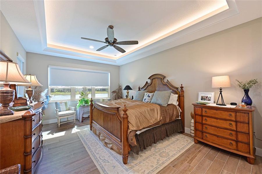 Furnished interior view inside a new home in LakeHouse Cove at Waterside, Sarasota (Image 10).