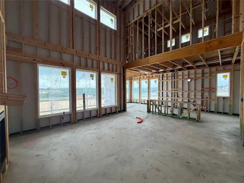 In-progress construction of a new home in Lariat, Liberty Hill, TX (Image 10).