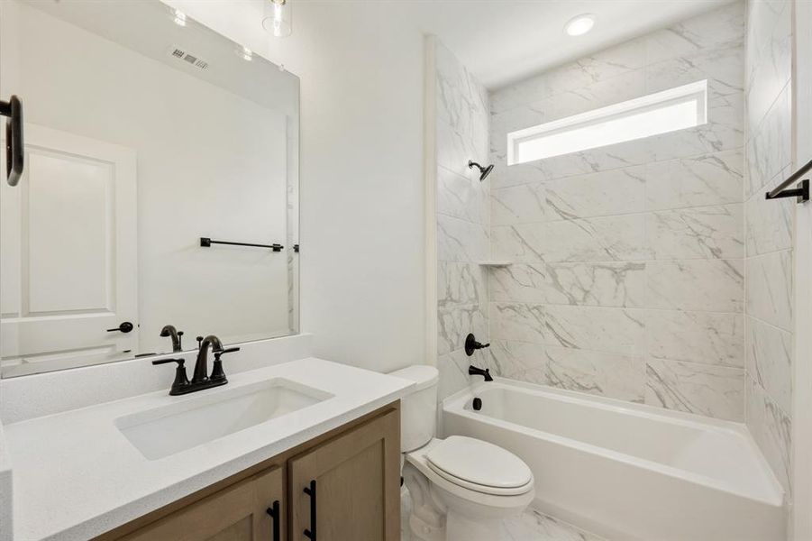 Furnished interior view inside a new home in Willow Wood Classic 50, McKinney (Image 13).