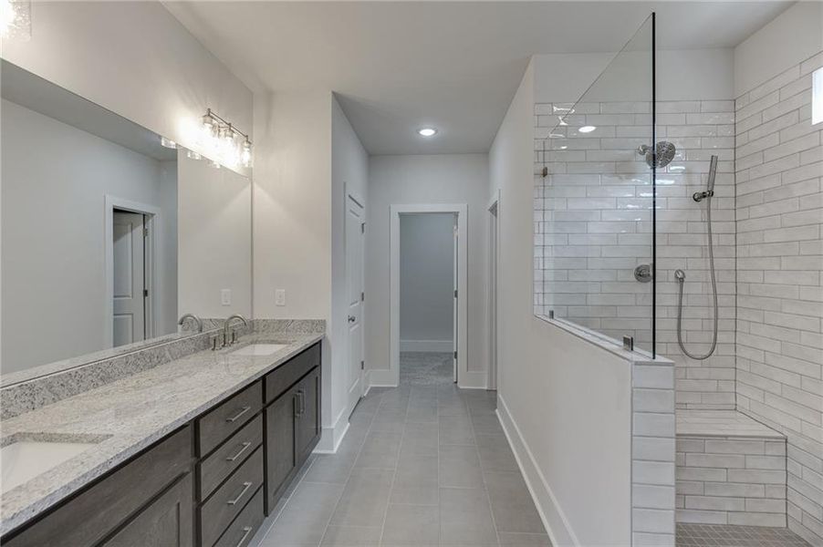 Furnished interior view inside a new home in , Buford (Image 15).